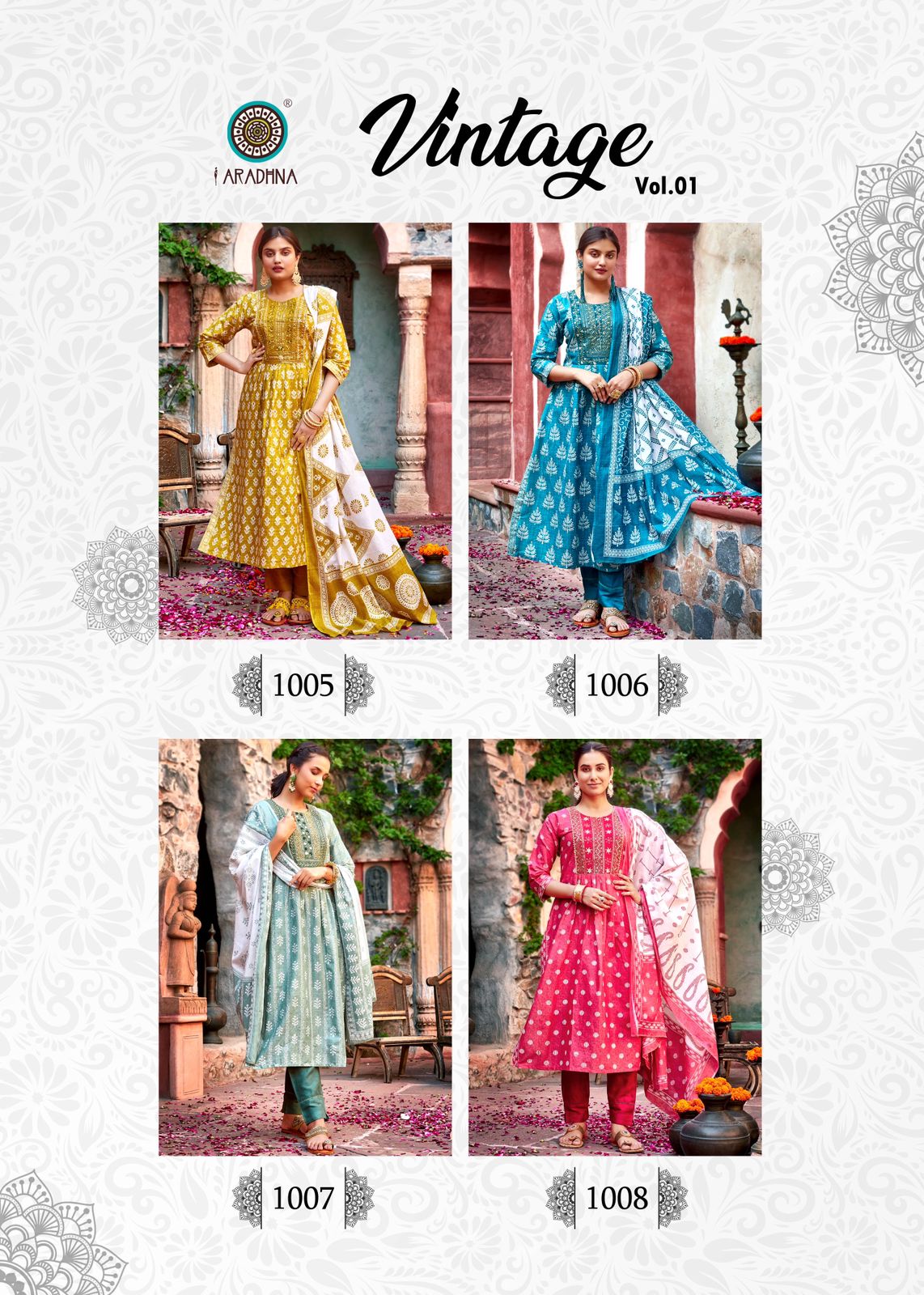 Vintage Vol 1 Aradhna Readymade Suits Catalog